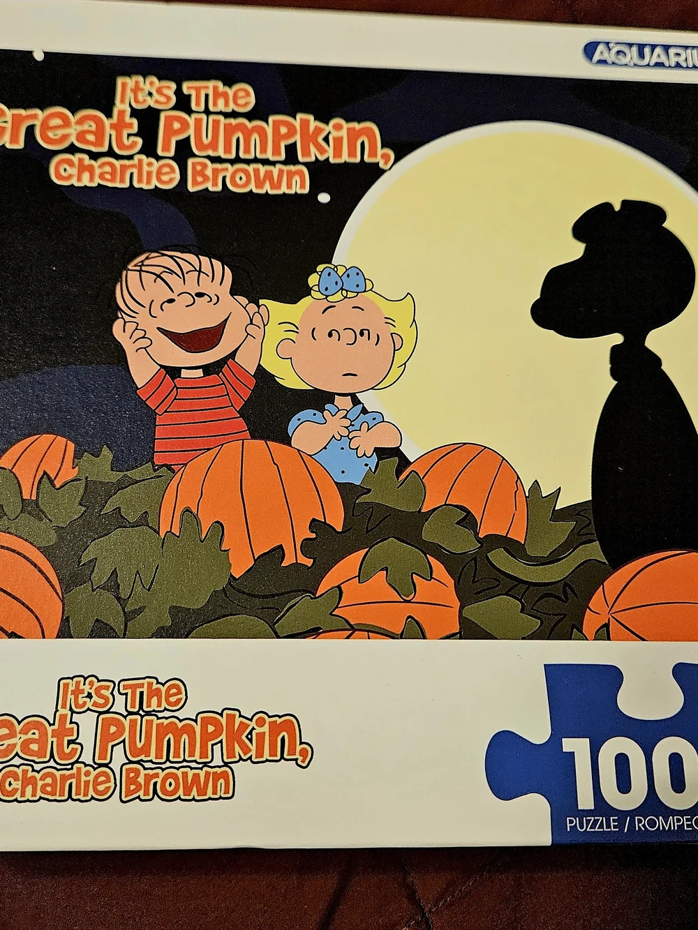 🎃It's The Great Pumpkin Charlie Brown 1000 Piece Jigsaw Puzzle by Aquarius